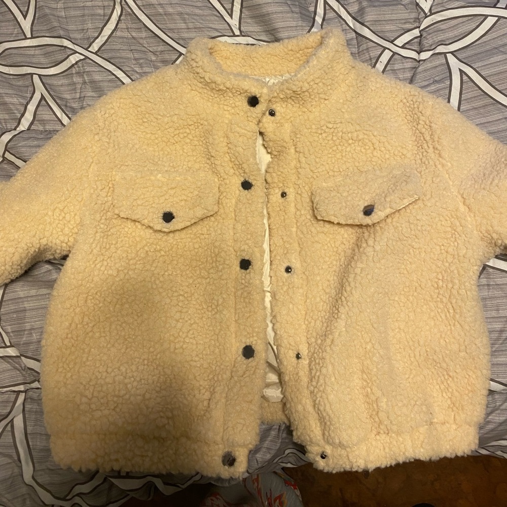 Crop long sleeve jacket